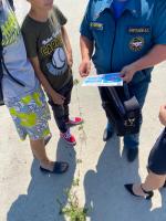 Межведомственное рейдовое мероприятие по водным объектам сотрудников администрации района совместно с Центром ГИМС ГУ МЧС России по АО