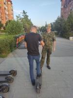 Межведомственное рейдовое мероприятие по набережной реки Волги совместно с представителями ГБУ АО «Центр военно-патриотического воспитания, казачества и подготовки населения к военной службе».