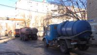 Работы по устранению коммунальной аварии в переулке Ленинградском ведутся круглосуточно