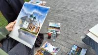 В Астрахани проходит городской конкурс пленэрных работ юных художников