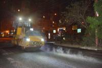 На улице Марфинской заменили асфальт