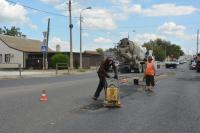 На Кирикилинском мосту и его съезде провели ямочный ремонт