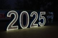 В Астрахани зажгли огни на центральной городской елке