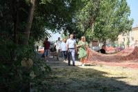 В Советском районе с начала года скосили более 100 гектаров сорной растительности