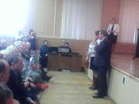 В Ленинском районе вручены первые юбилейные медали.