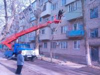 Санитарная уборка Трусовского района г. Астрахани.