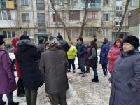 Встреча с жителями района .