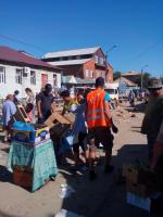 Проведены  рейдовые  мероприятиями на территории рынка Большие Исады по ул. Каховского, ул.Красная Набережная