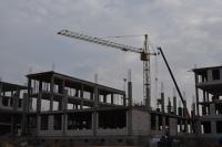 Возведение каркаса новой школы в переулке Грановском вышло на финишную прямую