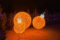 В Астрахани зажгли огни на главной городской ёлке