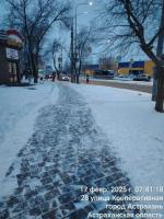 Около 350 человек вышли на уборку снега в Астрахани