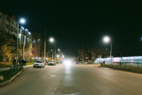 На улице Куликова построили линию освещения протяженностью 1,5 километра