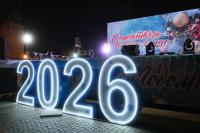 В Астрахани зажгли огни на главной городской елке