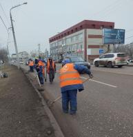 За новогодние праздники с улиц Астрахани вывезли около 300 тонн мусора