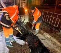 В Астрахани наращивают темпы ямочного ремонта после зимы