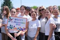 В Астрахани на набережной реки Волги прошла городская легкоатлетическая эстафета