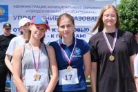 В Астрахани на набережной реки Волги прошла городская легкоатлетическая эстафета