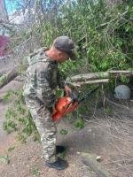 В Астрахани ликвидируют последствия непогоды