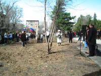 8.04.2015 на Бульваре Победы была проведена акция «Дерево Победы». 