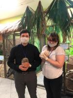 Молодежный совет Управления Росреестра по Астраханской области доставил угощения для животных контактного зоопарка  «Джунгли Хаус»