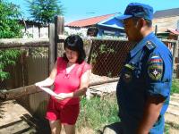 Администрация Ленинского района города Астрахани совместно с представителями личного состава ФГКУ «1 отряд ФПС по Астраханской области» 24 июля 2015 года с 9.00 до 13.00 часов был проведен рейд по жилому сектору.