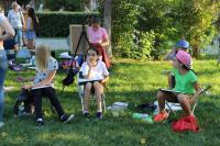 В преддверии 460-летия основания города Астрахани на Бульваре Победы для горожан проведено праздничное мероприятие, которое включило в себя несколько зон отдыха