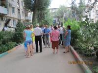 Встреча с собственниками многоквартирного дома № 100 по ул. Маркина.