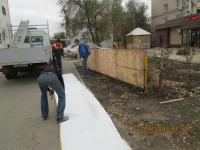 Работа по демонтажу и ликвидации надписей запрещенных сайтов.