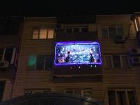 Астраханских окон новогодний свет