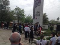 Торжественный митинг у памятника воинам, погибшим в годы Великой Отечественной войны