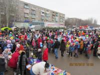 Провели новогоднее мероприятие в микрорайоне АЦКК, ХХ -лет Октября и в парке им. 3-го Интернационала.