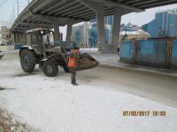 Уборка снега и мероприятия по опиловке на территории района