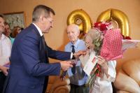 Сегодня поздравления с 90-летием принимала ветеран Великой Отечественной Войны житель Ленинского района города Астрахани Баранова Мария Николаевна/