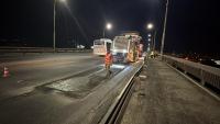 Ночью в Астрахани отремонтировали Новый мост