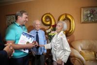 Сегодня поздравления с 90-летием принимала ветеран Великой Отечественной Войны житель Ленинского района города Астрахани Баранова Мария Николаевна/