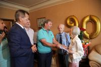 Сегодня поздравления с 90-летием принимала ветеран Великой Отечественной Войны житель Ленинского района города Астрахани Баранова Мария Николаевна/