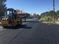 На ул. Соликамской укладывают асфальт