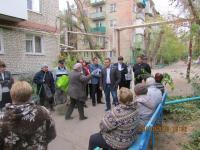 Встреча с населением главой администрации района.