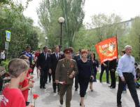 Торжественное открытие бюста Николаю Миха́йловичу Скоморо́хову - советскому лётчику-истребителю Великой Отечественной войны, маршалу авиации, дважды Герой Советского Союза