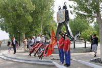 Торжественное открытие бюста Николаю Миха́йловичу Скоморо́хову - советскому лётчику-истребителю Великой Отечественной войны, маршалу авиации, дважды Герой Советского Союза