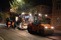 В Астрахани продолжаются дорожные работы