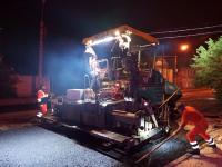 На улице Котовского заменили покрытие на проезжей части