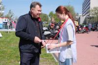 В Астрахани проходит Всероссийская акция «Георгиевская ленточка» 