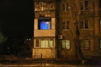 Астраханских окон новогодний свет