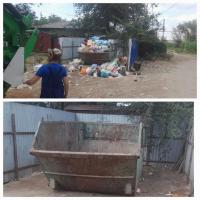 В Трусовском районе вывозят мусор в усиленном режиме