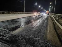 В Астрахани выполнили ямочный ремонт Нового моста