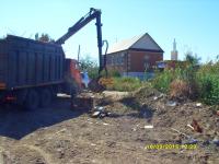 Санитарная уборка Трусовского района.