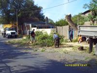 Санитарная уборка Трусовского района.
