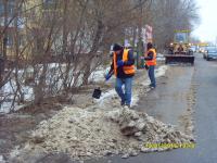 Санитарная уборка Трусовского района.
