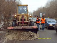 Санитарная уборка Трусовского района.